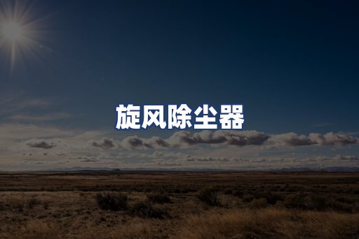 旋风除尘器